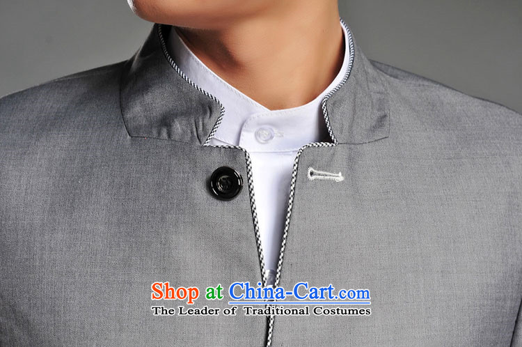 2015 Chinese tunic Men's Mock-Neck Korean Youth popular business and black Sau San Leisure Chinese collar Kit Gray L picture, prices, brand platters! The elections are supplied in the national character of distribution, so action, buy now enjoy more preferential! As soon as possible.
