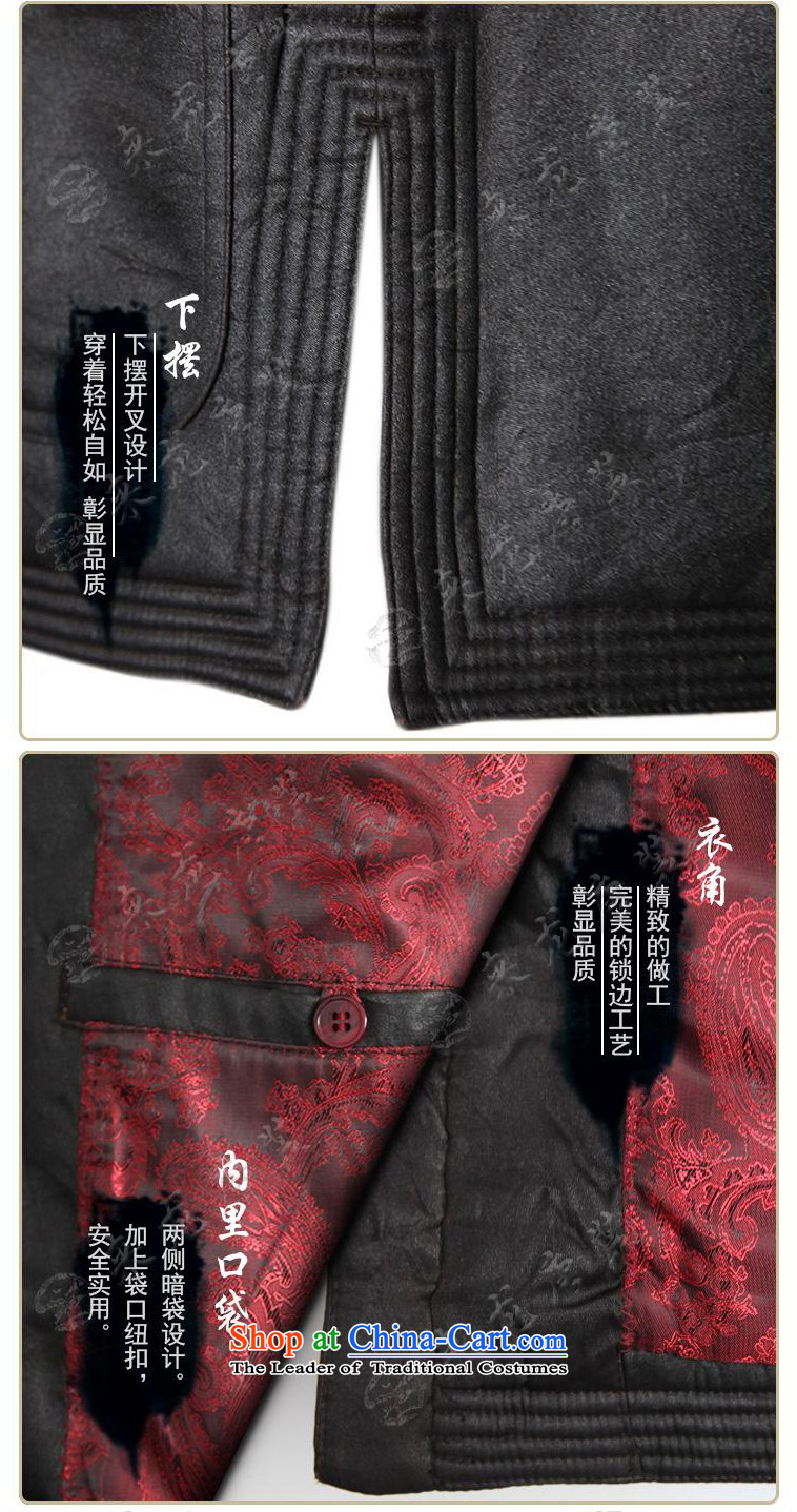 To Tang dynasty dragon autumn and winter, China wind men cloud of incense yarn silk jackets 14377 Deep coffee and coffee-colored color depth 44 pictures, prices, brand platters! The elections are supplied in the national character of distribution, so action, buy now enjoy more preferential! As soon as possible.