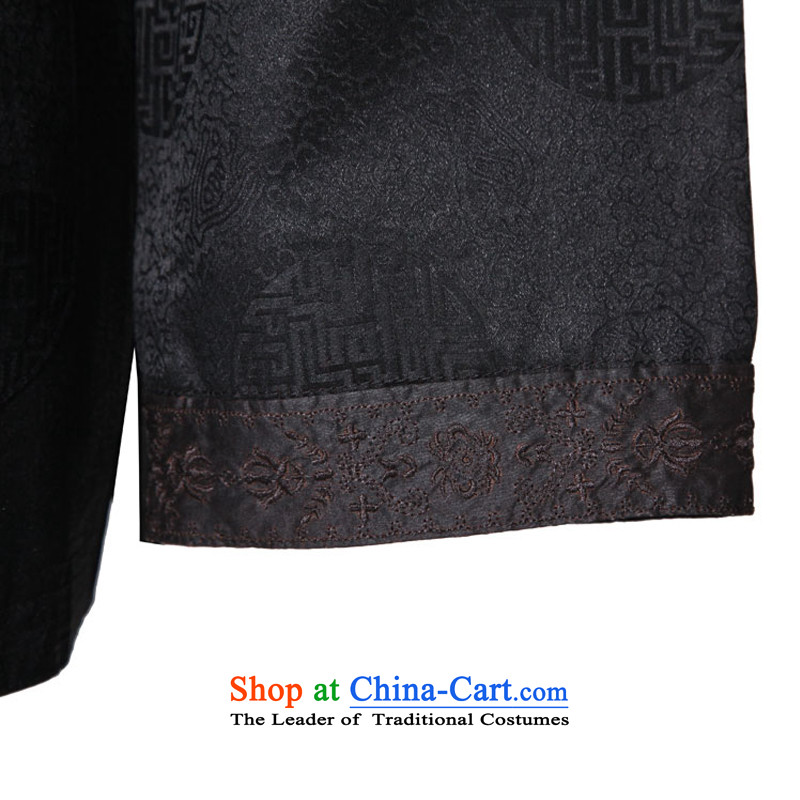 To Tang dynasty dragon autumn and winter, China wind men cloud of incense yarn silk jackets 13895 Black 46 to lung , , , shopping on the Internet