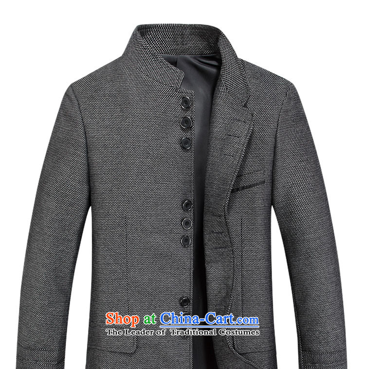 Move wing Prince Chinese tunic suit Mock-neck wool a suit for Sau San in long retro wool jacket XXL/185 Gray Photo, prices, brand platters! The elections are supplied in the national character of distribution, so action, buy now enjoy more preferential! As soon as possible.