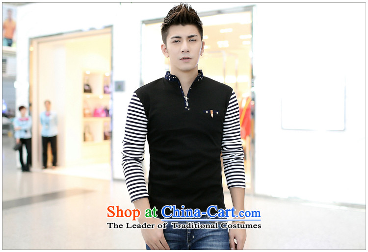 Secretary for autumn and winter clothing *2015 involving men in lint-free long-sleeved T-shirt youth zip leisure shirt men black 3XL picture, prices, brand platters! The elections are supplied in the national character of distribution, so action, buy now enjoy more preferential! As soon as possible.