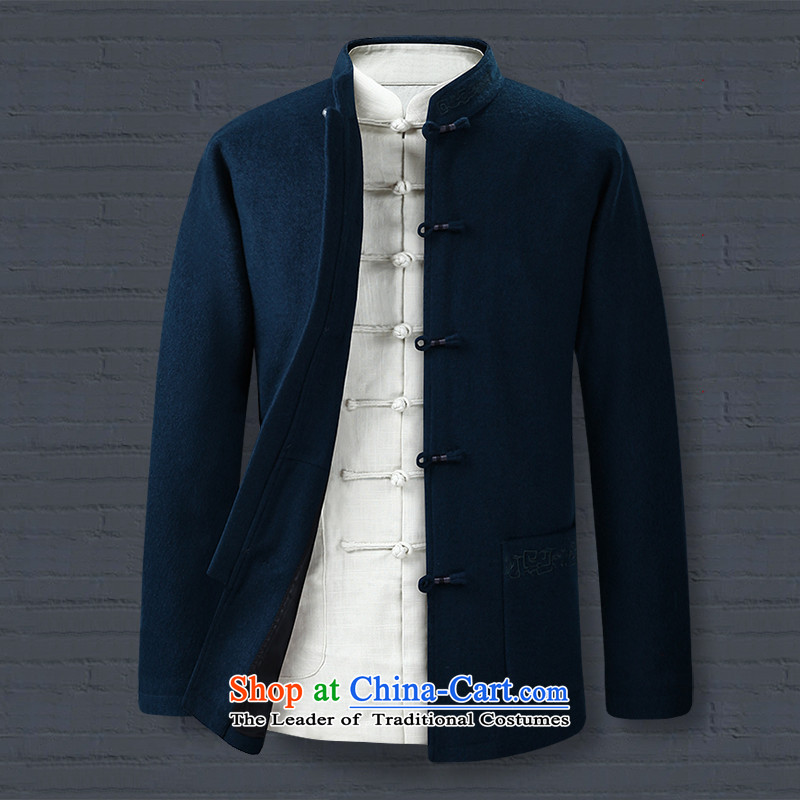 9autumn and winter collections men wool? Tang jacket for the Limited Edition Prestige Inn ceremony banquet high-end 9D Tibetan 175/L, 15,561 blue , , , shopping on the Internet