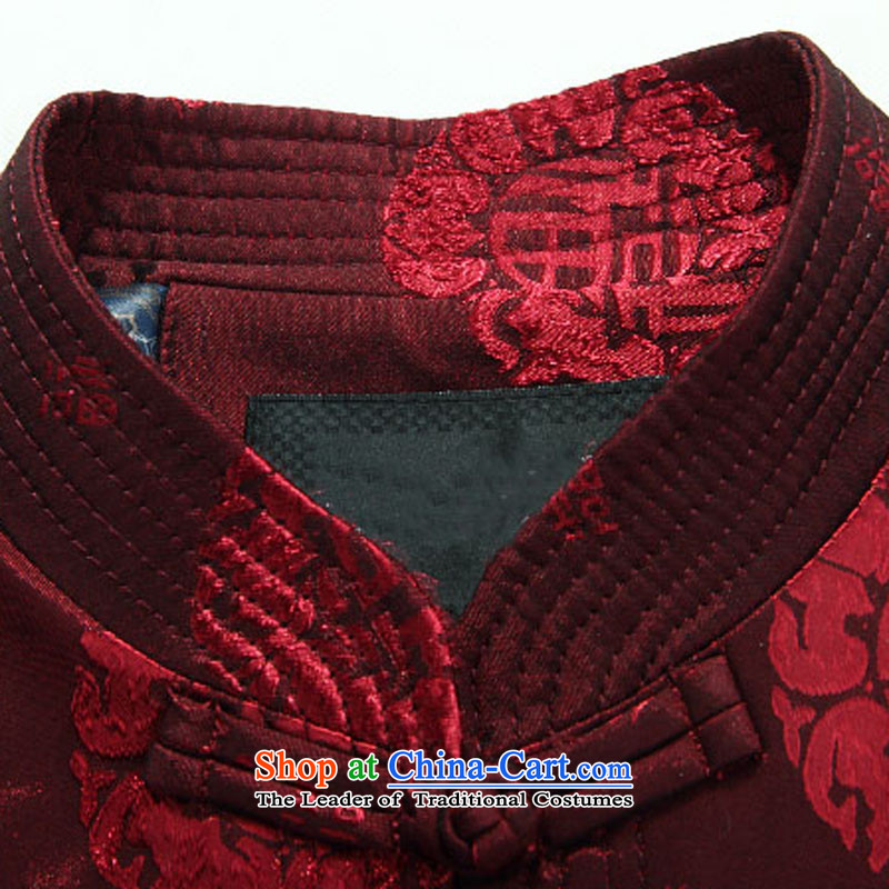 The autumn and winter, older persons in the cotton coat Chinese tunic leisure Tang Dynasty, Tang jacket thick red , L, Kyung-ho (JOE HOHAM covering) , , , shopping on the Internet