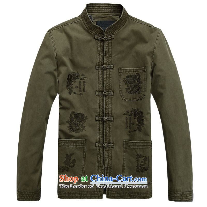The autumn and winter, older persons in the cotton coat Chinese tunic men casual Tang dynasty thick cotton coat) 2-color M Beijing Hao Han (JOE HOHAM) , , , shopping on the Internet
