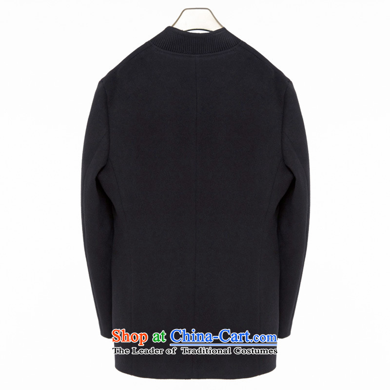 Wooden really with tang woolen coats of men by 2015 will fall and winter New China Wind Jacket cashmere overcoat and dark blue M, 10 0910 Appliances wood really a , , , shopping on the Internet