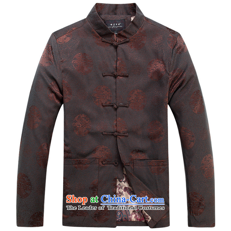 In older men long-sleeved sweater of autumn and winter Chinese disc loading cotton clothing clip dad jacket robe red 1 days in accordance with the US 180, Yi Hwan (meitianyihuan) , , , shopping on the Internet