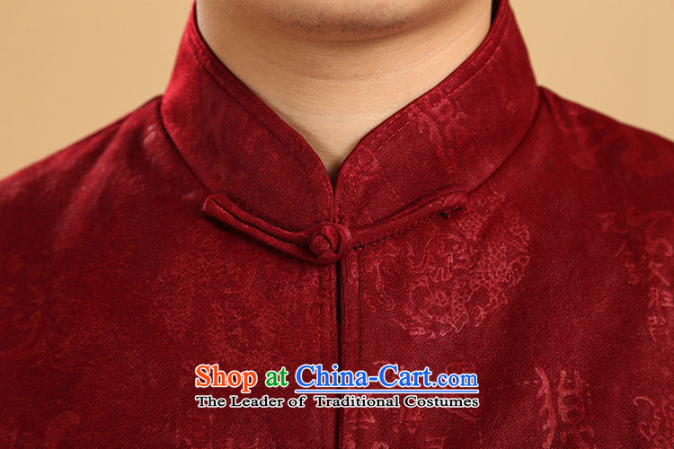 Autumn and winter coats in Tang jacket older men to intensify the father T-shirt with stripes cotton coat red stripes 3XL picture, prices, brand platters! The elections are supplied in the national character of distribution, so action, buy now enjoy more preferential! As soon as possible.