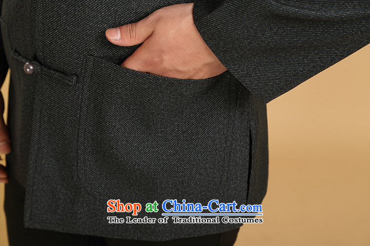 In older men Tang dynasty long-sleeved sweater Fall/Winter Collections Of Chinese disc loading cotton clothing clip dad shirt robe new dark blue coat XL Photo, prices, brand platters! The elections are supplied in the national character of distribution, so action, buy now enjoy more preferential! As soon as possible.