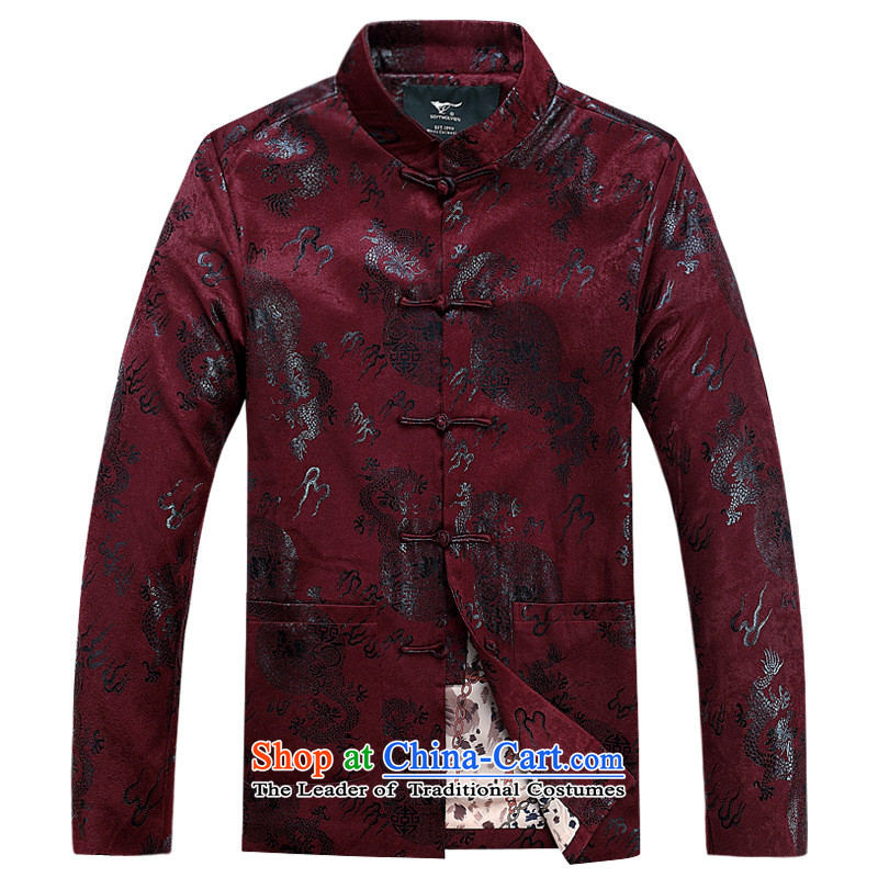 Men of autumn and winter jackets in cotton-tang older new shirt cotton coat father replacing Chinese robe wholesale red 180, thin cotton us day in accordance with the property (meitianyihuan) , , , shopping on the Internet