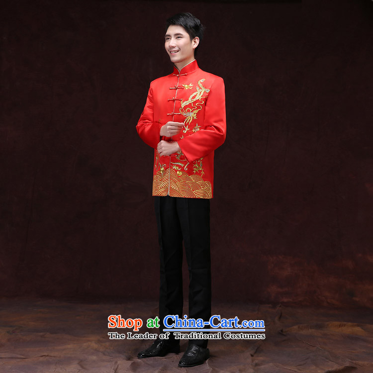 Sau Wo service men married to groom load Chinese men Tang Dynasty Sau Wo Service collar costume hi-marriage bows dress photo 1 separate shirt price M, prices, brand image of Platters! The elections are supplied in the national character of distribution, so action, buy now enjoy more preferential! As soon as possible.
