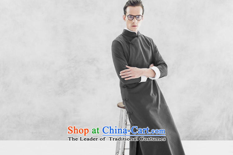 Seventy-tang autumn and winter Chinese collar size improved men is pressed to the national costumes retro style cheongsams robe photography clothing will serve gray M comic dialogs for the pre-sale of one week's picture, prices, brand platters! The elections are supplied in the national character of distribution, so action, buy now enjoy more preferential! As soon as possible.