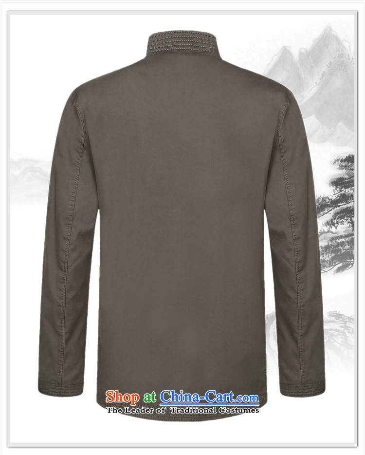The new 2015 Yang Shuai men Tang jackets long-sleeved shirt collar in the Spring and Autumn Period China Wind Jacket older national costumes Chinese Men's Mock-Neck (winter) navy blue black 185 pictures, prices, brand platters! The elections are supplied in the national character of distribution, so action, buy now enjoy more preferential! As soon as possible.