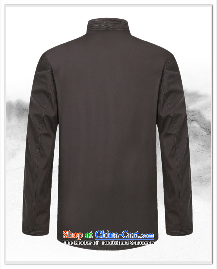 The new 2015 Yang Shuai men Tang jackets long-sleeved shirt collar in the Spring and Autumn Period China Wind Jacket older national costumes Chinese Men's Mock-Neck (winter) navy blue black 185 pictures, prices, brand platters! The elections are supplied in the national character of distribution, so action, buy now enjoy more preferential! As soon as possible.