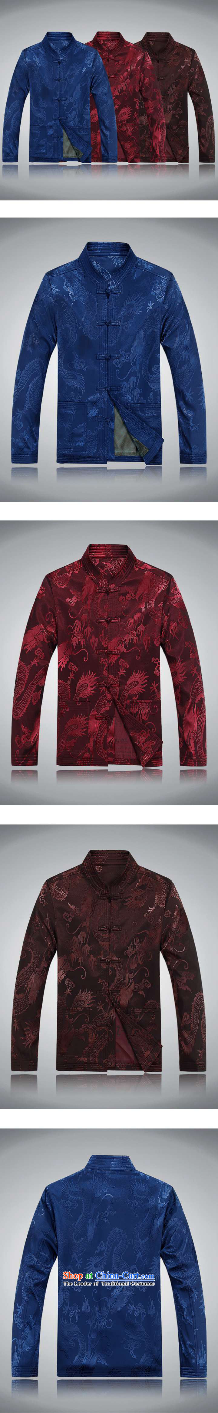 The autumn and winter new products with long-sleeved kit TANG Tai Lung Tang jacket is smart casual Chinese men and Tang Dynasty Package set of pictures, XXXL red price, brand platters! The elections are supplied in the national character of distribution, so action, buy now enjoy more preferential! As soon as possible.