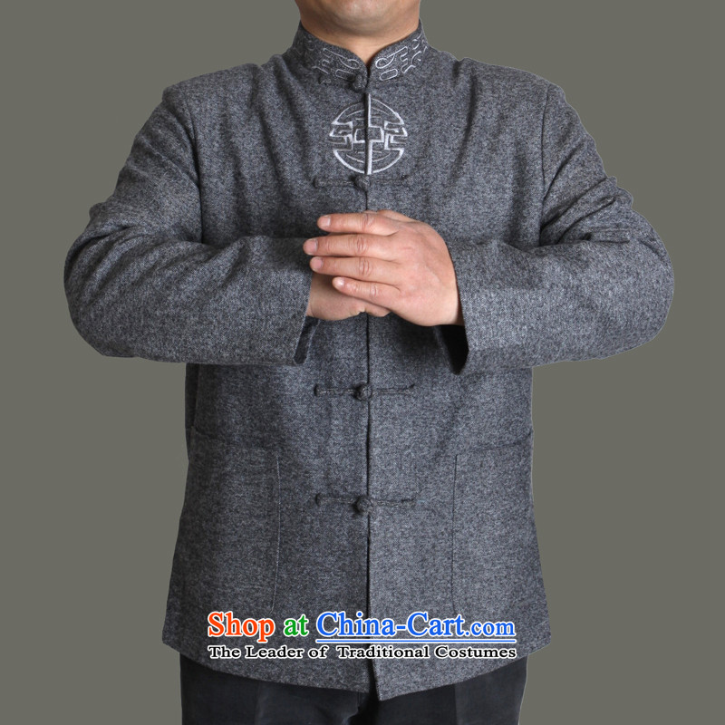 The Cave of the explosion of the elderly urged the autumn and winter in Tang Dynasty older very casual jacket embroidered with father Y723 upscale purple cotton plus 185 yards, the Cave of the elderly has been pressed shopping on the Internet