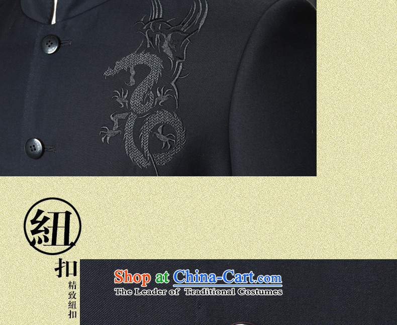 9autumn concealed Chinese tunic suit the Chinese Men's Mock-Neck Chinese Dragon Youth Korean Chinese suits Dress Collection Sau San blue dragon tattoo Kit 806 170B picture, prices, brand platters! The elections are supplied in the national character of distribution, so action, buy now enjoy more preferential! As soon as possible.