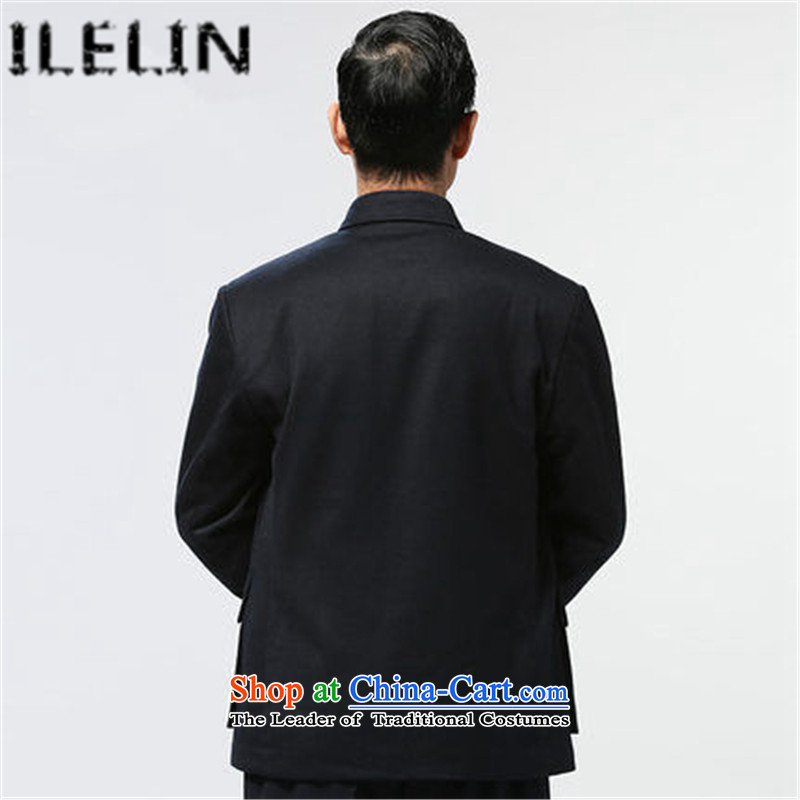 Ilelin2015 autumn and winter in the new elderly men Chinese tunic kit men older persons serving Chinese Lapel Zhongshan Grandpa Load Map Color 72/170,ILELIN,,, shopping on the Internet