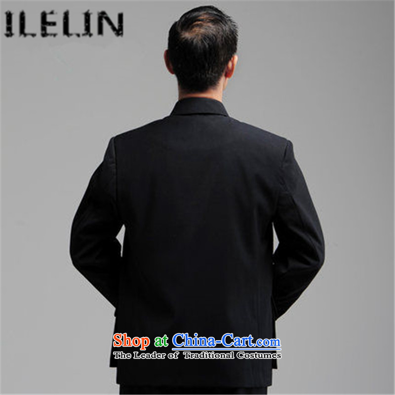Ilelin2015 autumn and winter New Men Chinese tunic kit of older persons in the boys older Zhongshan service pack chinese black jacket grandpa聽70,ILELIN,,, shopping on the Internet