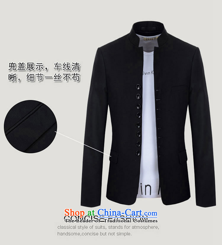 Yuen Long (autumn 2015 Addis Ababa Yi on new China wind reduced revival mode Chinese tunic suit collar long-sleeved black XL110 to 120 catties picture, prices, brand platters! The elections are supplied in the national character of distribution, so action, buy now enjoy more preferential! As soon as possible.