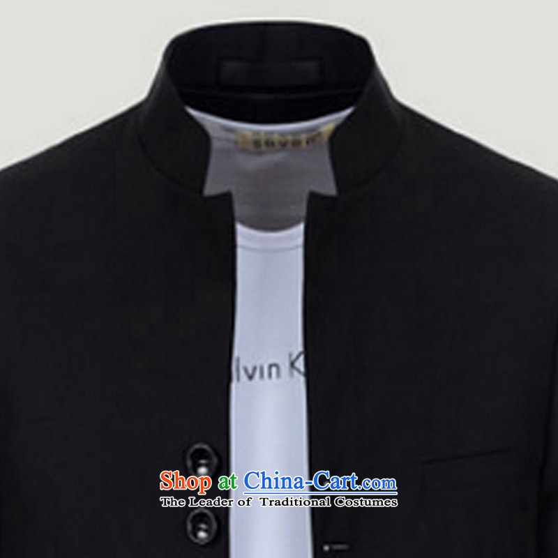 Yuen Long (autumn 2015 Addis Ababa Yi on new China wind reduced revival mode Chinese tunic suit collar long-sleeved black XL110 to 120, Yuen Long (langyibei Yi) , , , shopping on the Internet
