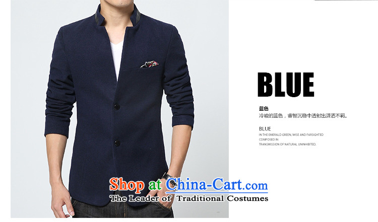 Yuen Long Yi Addis Ababa 2015 autumn and winter Chinese tunic suit the new Small Business suit male Sau San Korean male Chinese tunic jacket leisure black L picture, prices, brand platters! The elections are supplied in the national character of distribution, so action, buy now enjoy more preferential! As soon as possible.
