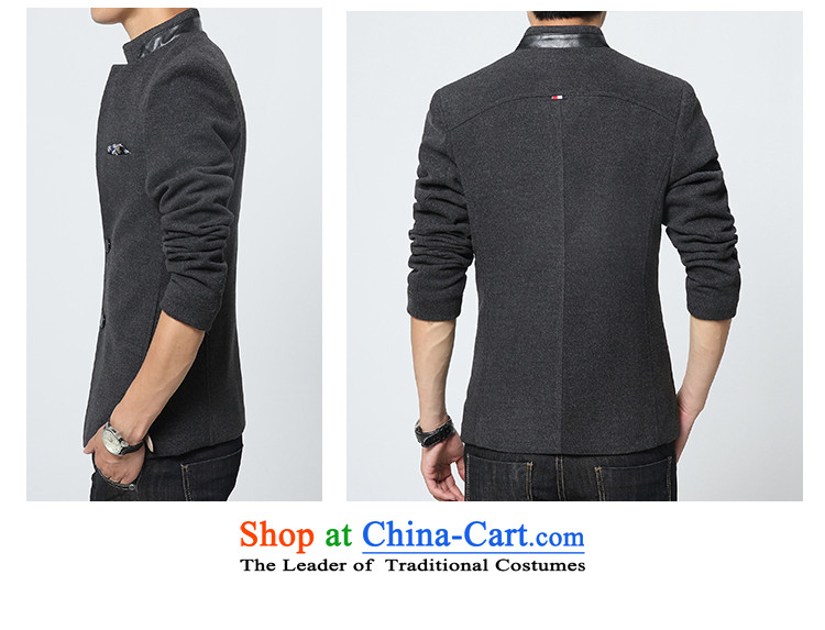 Yuen Long Yi Addis Ababa 2015 autumn and winter Chinese tunic suit the new Small Business suit male Sau San Korean male Chinese tunic jacket leisure black L picture, prices, brand platters! The elections are supplied in the national character of distribution, so action, buy now enjoy more preferential! As soon as possible.
