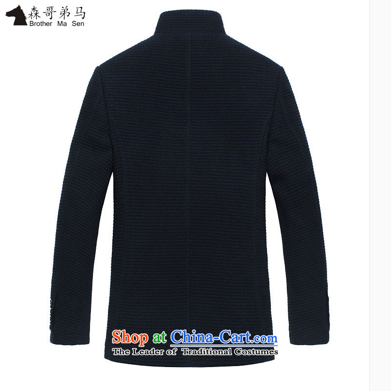 Caling keling winter clothing new business casual jacket male and video temperament men wool Chinese tunic collar warm coat buttoned Sau San, Mrs Rafael Hui Carter.... 170/88(M-48), shopping on the Internet