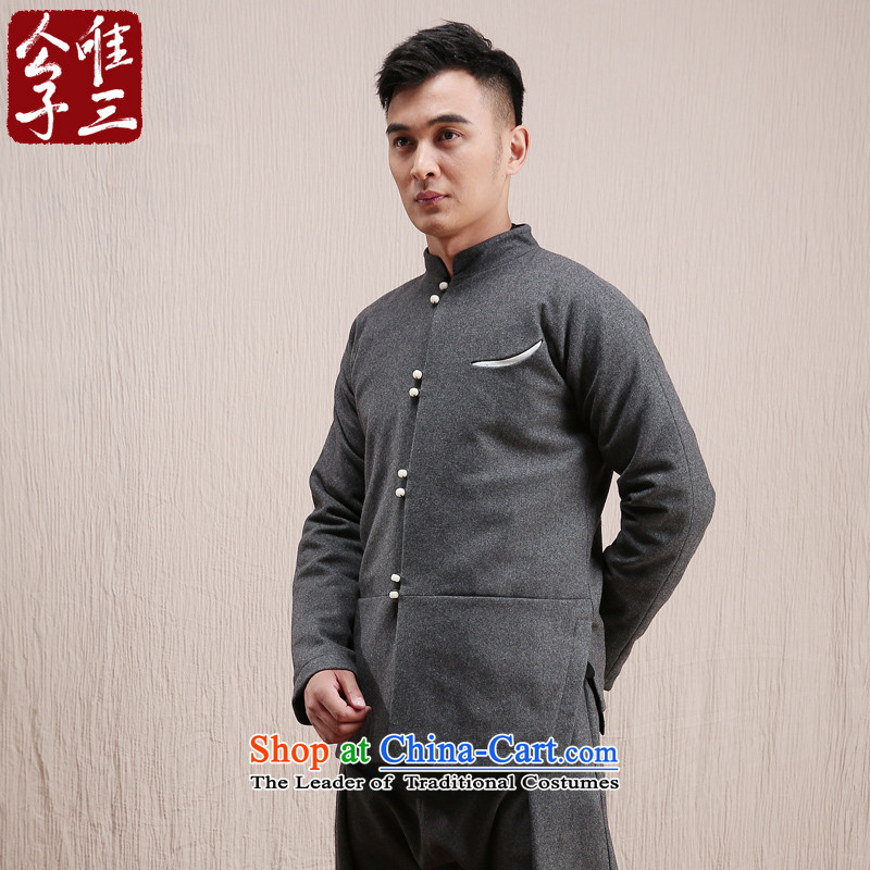 Cd 3 model, knife China wind wool? Tang dynasty male short of Chinese Tang Dynasty Recreation ethnic Tatar Service Commission in winter (M) CD 3 gray shopping on the Internet has been pressed.