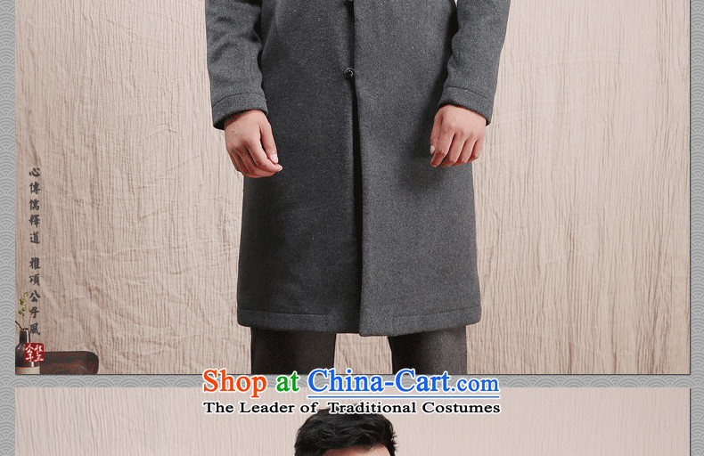 The three day model line CD-China wind wool coat male long? Chinese Tang Dynasty Recreation ethnic Tatar service in gray (M) picture winter, prices, brand platters! The elections are supplied in the national character of distribution, so action, buy now enjoy more preferential! As soon as possible.