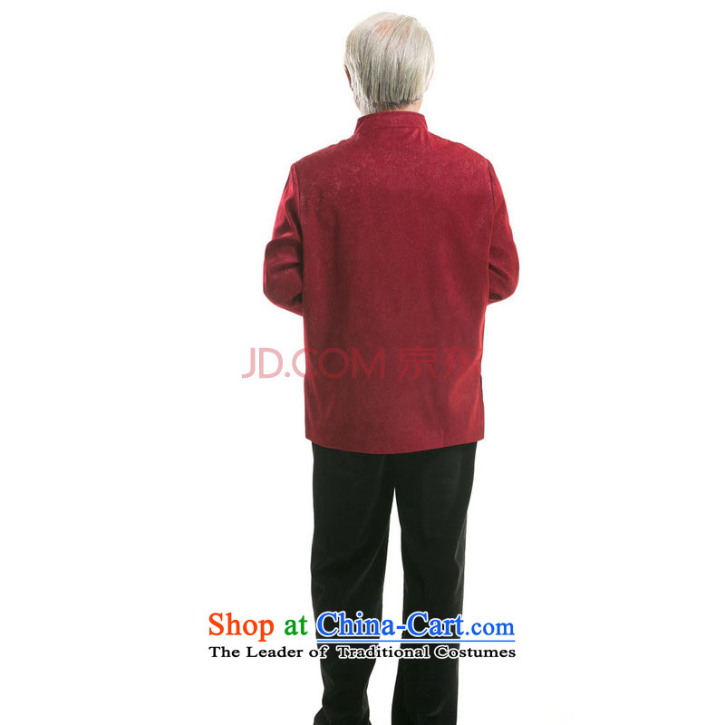 In older men long-sleeved shirt Chinese Tang dynasty DY727 jacket of older persons  can be of deep red, L, small-mi (LOVELY BEAUTY , , , shopping on the Internet