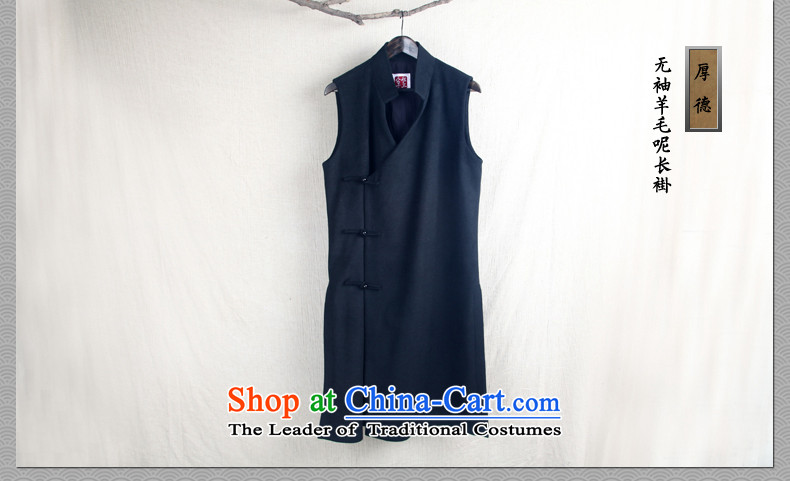 Cd 3 Model Hau Tak China wind Tang woolen?, a man of Chinese national improved stylish Sau San vest in black (M) picture winter, prices, brand platters! The elections are supplied in the national character of distribution, so action, buy now enjoy more preferential! As soon as possible.