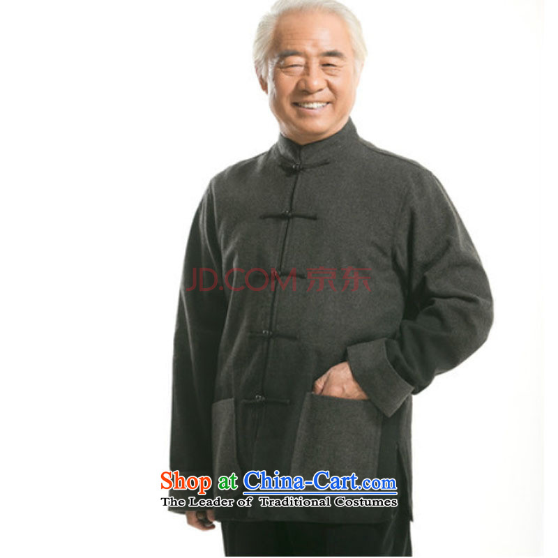 New product lines for autumn and winter in older men improved national father grandfather Tang dynasty and the spell checker shirt DY0735 color gray step-yuk love XXXL, yubu's (love) , , , shopping on the Internet
