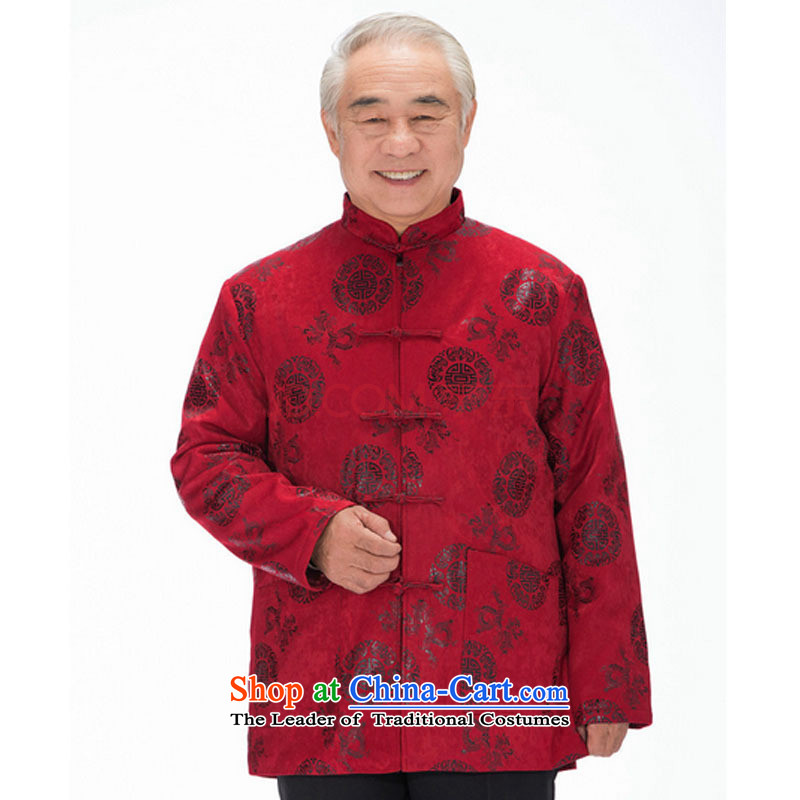 Older women and men in the countrysides Hee-ryong autumn and winter clothes for couples with thick coat with Mom and Dad DY0123 combination of men and women 2XL, RED M is small-mi (LOVELY BEAUTY , , , shopping on the Internet