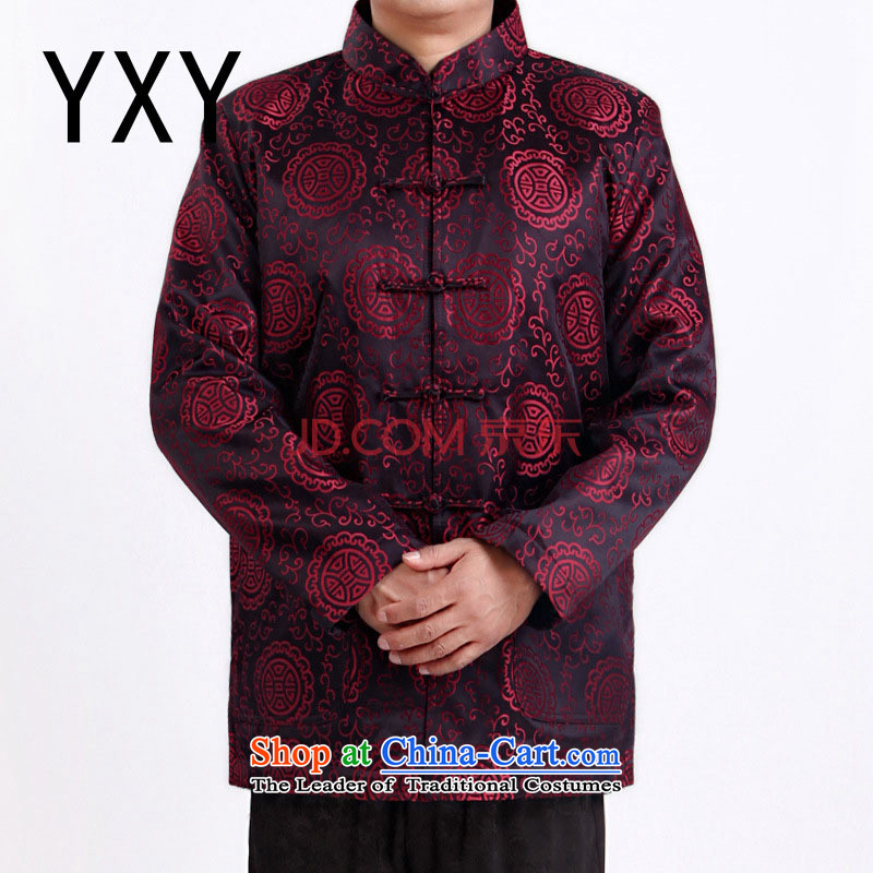 The end of the autumn and winter light grandpa older men Tang dynasty?DY1338 jackets with?red?M