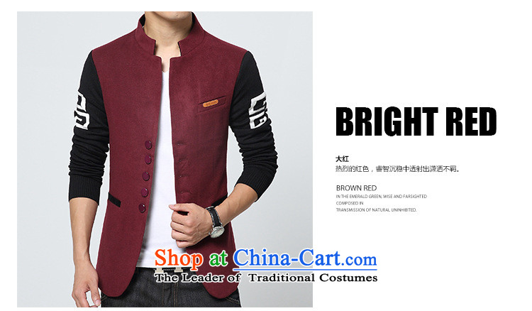 Card of the new sub-2015 Chinese tunic autumn new stylish leisure suit male students decorated with youth jacket, dark blue suit small L picture, prices, brand platters! The elections are supplied in the national character of distribution, so action, buy now enjoy more preferential! As soon as possible.