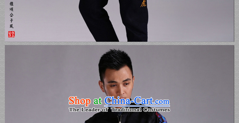 Cd 3 model ryuo shirt China wind leisure Tang Dynasty Chinese jacket baseball shirts and jacket national costumes autumn and winter Hyun black large picture (L), prices, brand platters! The elections are supplied in the national character of distribution, so action, buy now enjoy more preferential! As soon as possible.