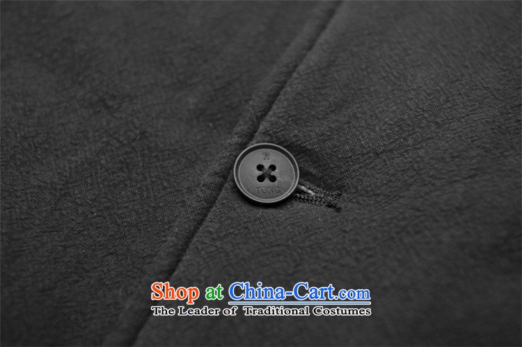 Hee-Snapshot Lung Men's Mock-Neck Chinese tunic robe cotton linen cotton Chinese thick cotton folder retro China wind cotton coat Blue M picture, prices, brand platters! The elections are supplied in the national character of distribution, so action, buy now enjoy more preferential! As soon as possible.