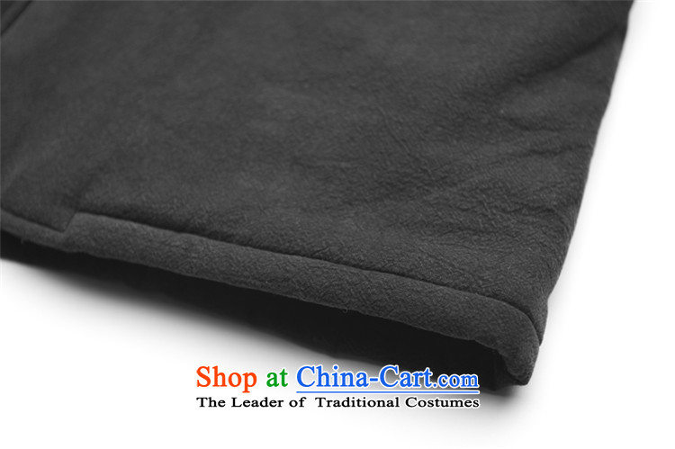 Hee-Snapshot Lung Men's Mock-Neck Chinese tunic robe cotton linen cotton Chinese thick cotton folder retro China wind cotton coat Blue M picture, prices, brand platters! The elections are supplied in the national character of distribution, so action, buy now enjoy more preferential! As soon as possible.