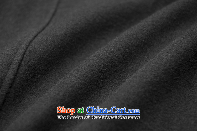 Hee-snapshot lung original China wind collar Tang dynasty men wool a wool coat Chinese improved stylish black men gentleman L picture, prices, brand platters! The elections are supplied in the national character of distribution, so action, buy now enjoy more preferential! As soon as possible.
