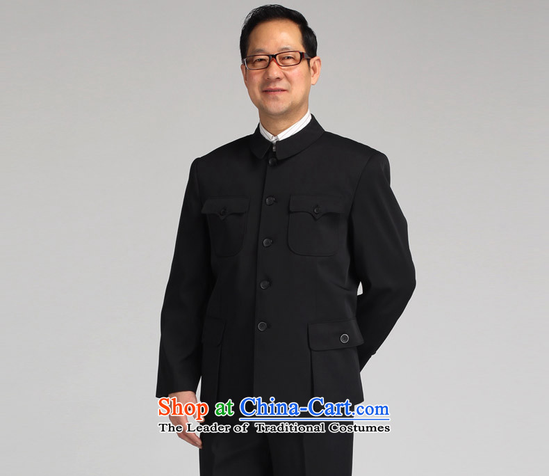 In spring and autumn, ho older men Chinese tunic kit installed father of older persons men Zhongshan service Tang Jacket (black) 76(180) lint-free pictures, prices, brand platters! The elections are supplied in the national character of distribution, so action, buy now enjoy more preferential! As soon as possible.