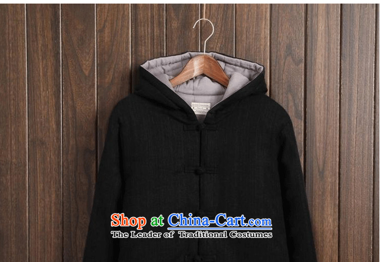 Dan Jie Shi jacket male China wind cotton linen men Tang tray clip hoodie retro ethnic linen color navy men's jackets clip cotton XXXL picture, prices, brand platters! The elections are supplied in the national character of distribution, so action, buy now enjoy more preferential! As soon as possible.