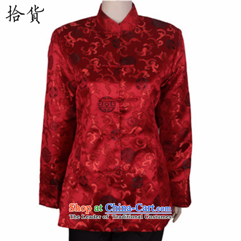 Pick the Winter 2015 new elderly couples replacing Tang Dynasty Chinese winter coat grandparents to replace birthday birthday replacing Tang Blouses Ladies black 170, the volume (shihuo pickup) , , , shopping on the Internet
