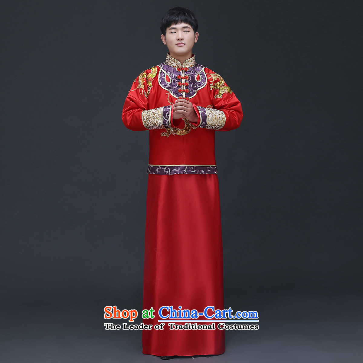 Miss Cyd Wo Service Time Syrian men and chinese bridegroom wedding dress for winter bows Tang Dynasty style robes and Phoenix services use classical red marriage solemnisation autumn red XS picture, prices, brand platters! The elections are supplied in the national character of distribution, so action, buy now enjoy more preferential! As soon as possible.