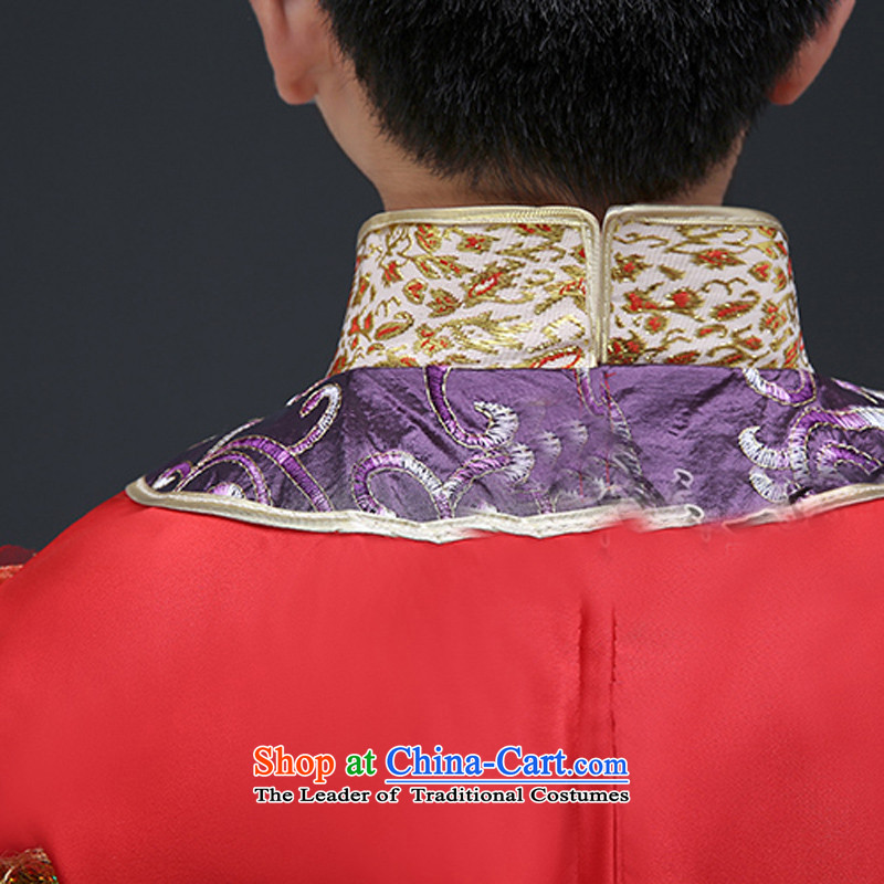 Miss Cyd Wo Service Time Syrian men and chinese bridegroom wedding dress for winter bows Tang Dynasty style robes and Phoenix services use classical red autumn marriage solemnisation red XS, Syria has been pressed time shopping on the Internet