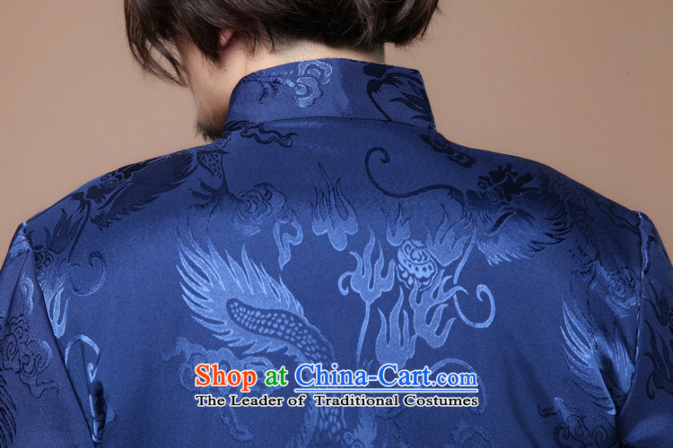 Mrs Ingrid Yeung as Overgrown Tomb men Tang dynasty long-sleeved autumn and winter season) Men's robe of older people in the Cotton Men jacket, blue L picture, prices, brand platters! The elections are supplied in the national character of distribution, so action, buy now enjoy more preferential! As soon as possible.