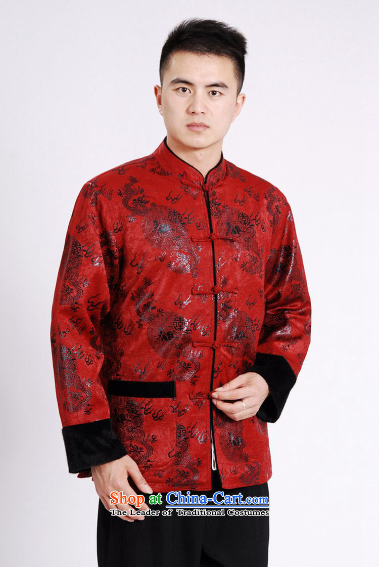 In accordance with the fuser of ethnic Chinese in the improvement of elderly men's Mock-neck blouses stitching Classic tray clip loaded father Tang jacket will ancient /M0038# -B DARK BLUE L picture, prices, brand platters! The elections are supplied in the national character of distribution, so action, buy now enjoy more preferential! As soon as possible.