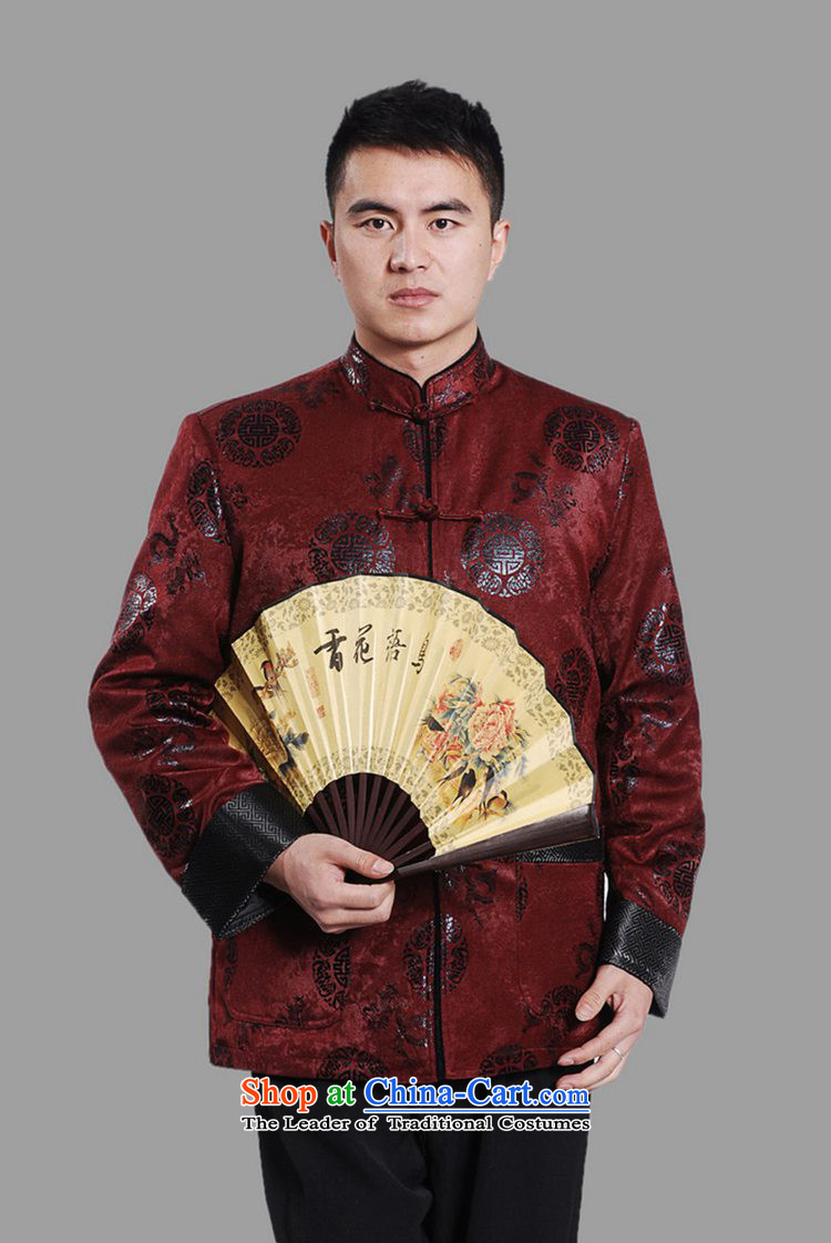 In accordance with the improved coordination of the fuser retro Chinese Tang dynasty robe jacket collar stitching Classic tray clip loaded Tang dynasty cotton father costumes ancient /M0045# -B DARK BLUE XL Photo, prices, brand platters! The elections are supplied in the national character of distribution, so action, buy now enjoy more preferential! As soon as possible.