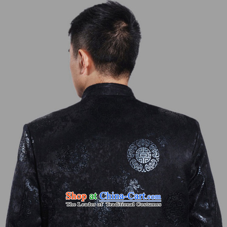 In accordance with the improved coordination of the fuser retro Chinese Tang dynasty robe jacket collar stitching Classic tray clip loaded Tang dynasty cotton father costumes ancient /M0045# -B DARK BLUE XL Photo, prices, brand platters! The elections are supplied in the national character of distribution, so action, buy now enjoy more preferential! As soon as possible.