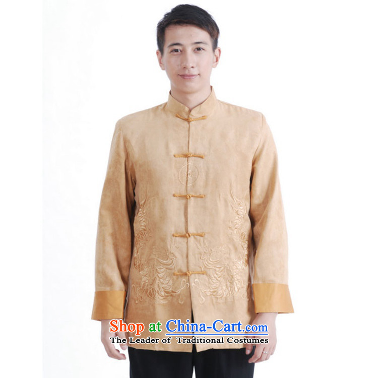 In accordance with the fuser ethnic Chinese male Tang blouses improved Mock-neck classical disc is older father replacing Tang jackets costumes /M1148# ancient Yellow M picture, prices, brand platters! The elections are supplied in the national character of distribution, so action, buy now enjoy more preferential! As soon as possible.