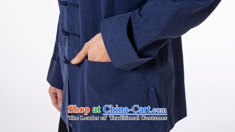 To send the new pre-sale of Tang Dynasty during the spring and autumn long-sleeved sweater silk linen fabrics China wind even/disc detained Blue coconut trees garment 3XL   new pre-sale three days to send out a picture, prices, brand platters! The elections are supplied in the national character of distribution, so action, buy now enjoy more preferential! As soon as possible.